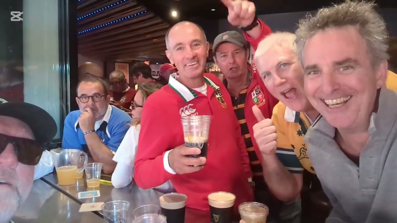 Wallabies v British & Irish Lions, Brisbane. Pre-game fun: bars, banter, beers, predictions, sights