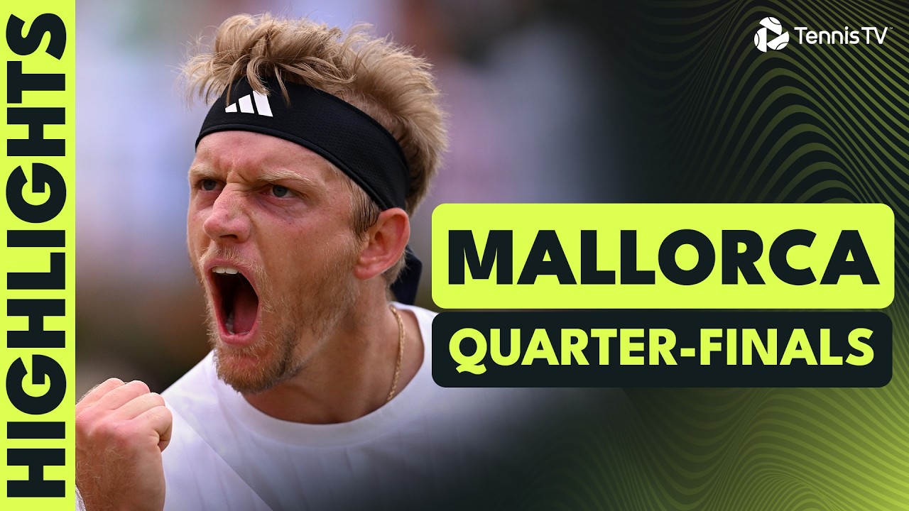 Dimitrov-Davidovich Fokina; Darderi, Borges, Marozsan Play | Mallorca 2026 Quarter-Final Highlights