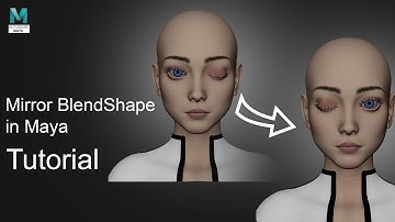 How to Mirror (flip) BlendShape in Maya.