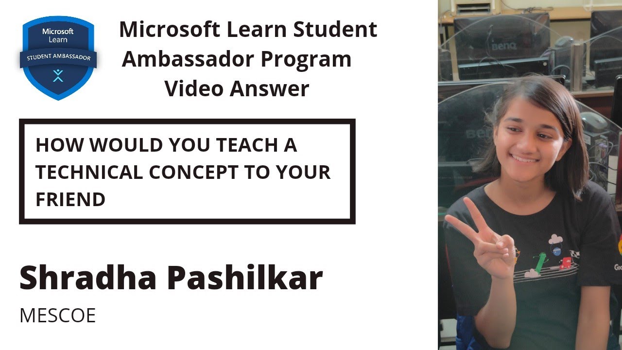 Microsoft Learn Student Ambassador Program Video Answer - YouTube