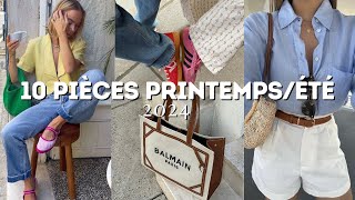 10 PIÈCES MODE QUE TU DOIS AVOIR POUR LE PRINTEMPS/ÉTÉ 2024 💙