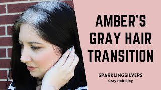 GRAY HAIR TRANSITION STORY| FROM BLACK TO NATURAL SILVER HAIR