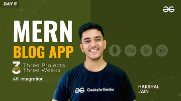 💻 3xDEV: MERN Blog App | Day 5: API Integration | Three Projects, Three Weeks