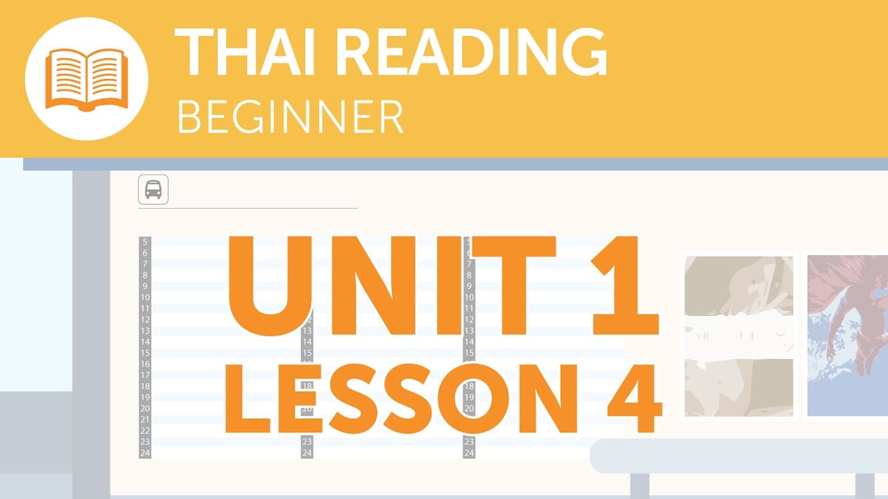 Thai Reading for Beginners - Is This Bus Service Running Today?