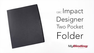 GBC Impact Designer Two Pocket Folders