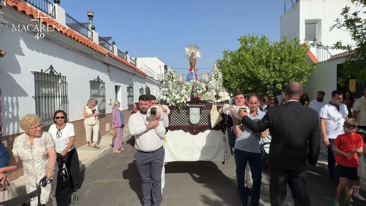 Procesión de la Virgen del Pilar en El Viar - Alcalá del Río (Sevilla)