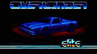 overlander title screen for Atari ST