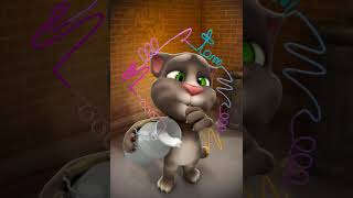My talking tom game : Drinking Milk #shorts screenshot 3