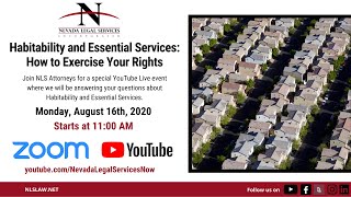 Habitability and Essential Services: How to Exercise Your Rights  (Air Date: 8/16/2021)