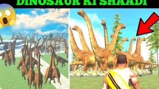 DINOSAUR KI SHAADI 🦕 IN INDIAN BIKES DRIVING 3D GAME 😱 100 DINOSAUR FUNNY GAMEPLAY 🤣