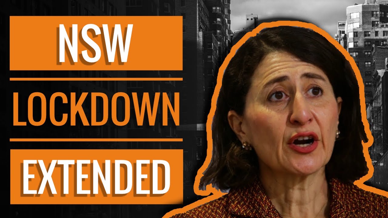 The NSW Lockdown Extended for a Month - YouTube