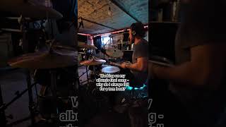 Maybe it's in my blood...or in the tap water 🤔 #doomgaze #darkrock #recording #drums