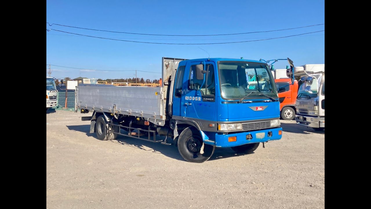 1993 Model, Hino Ranger Truck H07D Engine !! - YouTube