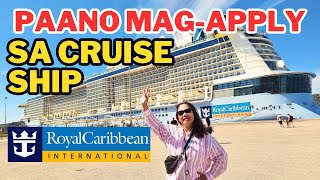 Paano Magapply Sa Cruise Ship royal Caribbean Intlcruiseship job royalcaribbean buhaycanada