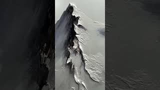 Snowbound Sentinels Snow Mountain Painting By Bozhena Fuchs