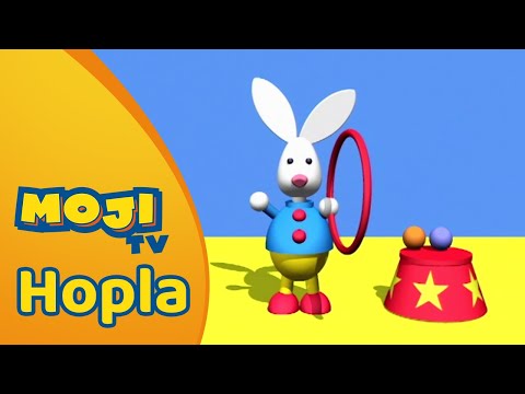 HOPLA IN HET CIRCUS 🎪 | HOPLA 🐇 | Nederlandse Kinderseries | MojiTV