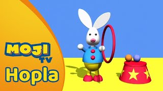 HOPLA IN HET CIRCUS 🎪 | HOPLA 🐇 | Nederlandse Kinderseries | MojiTV Resimi