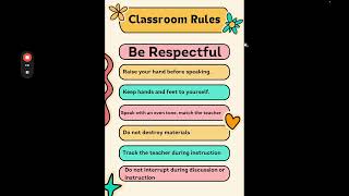 Classroom Rules Poster Tutorial Neurodiverse Classroom Management