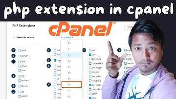 How to Enable and Disable php Extension in cPanel