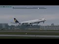 Lufthansa A340-600 Landing AT ATLANTA INTL