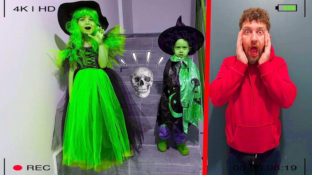 KUZEY ELİF CADI OLDU !! EVE GİZLİ GİRİP BİZİ KORKUTTU !!