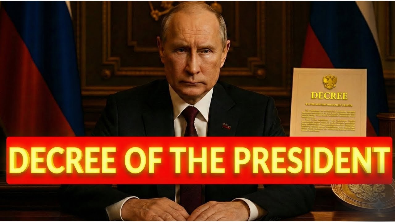 Breaking:Putin's decree has shaken Europe! Brussels and Berlin are shocked by Moscow's decision