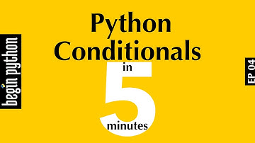 Conditionals and Recursion [Begin Python EP 04]