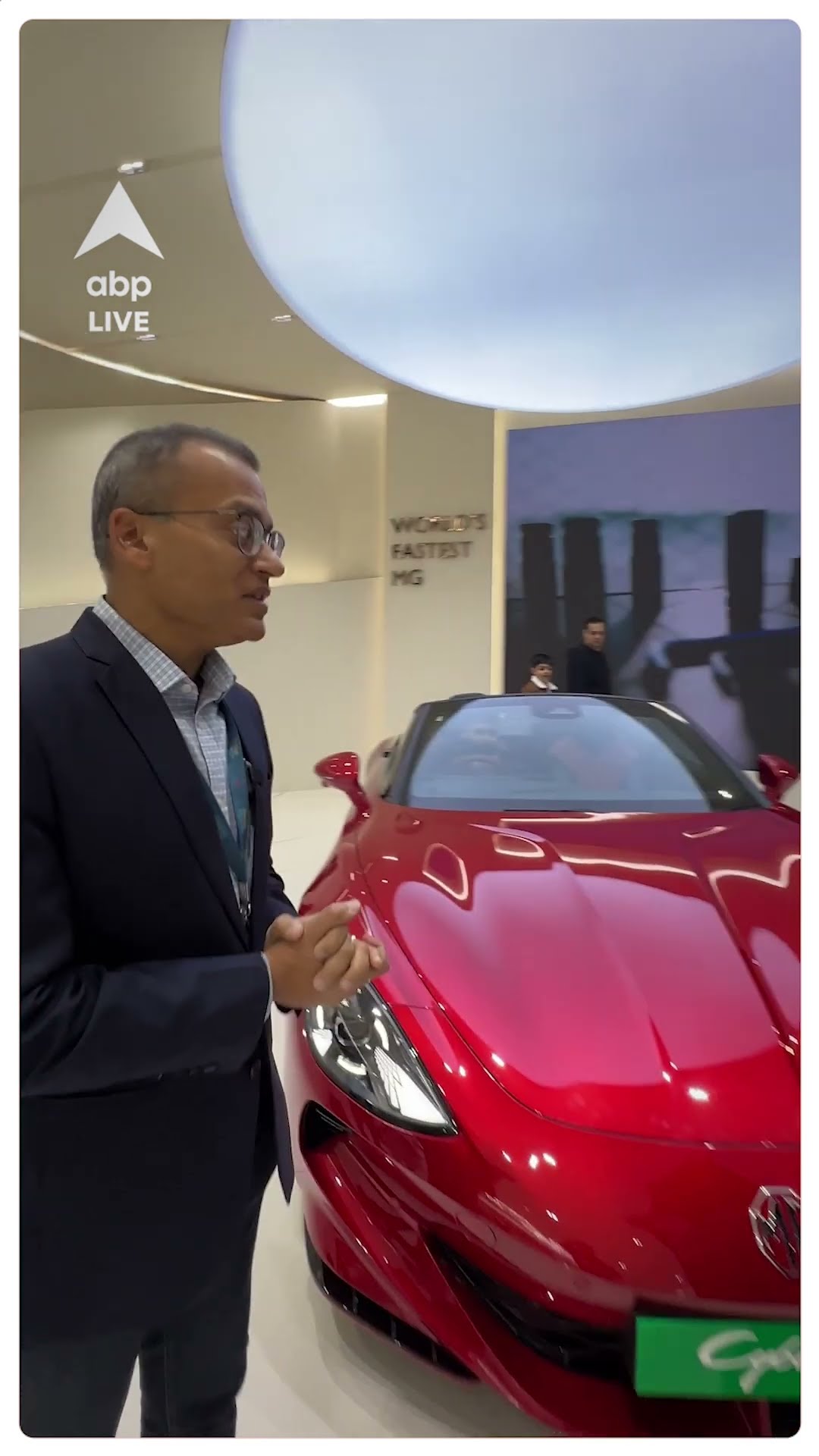 Gaurav Gupta, MG Select on Cyberster | Bharat Mobility Global Expo 2025 |ABPLIVE