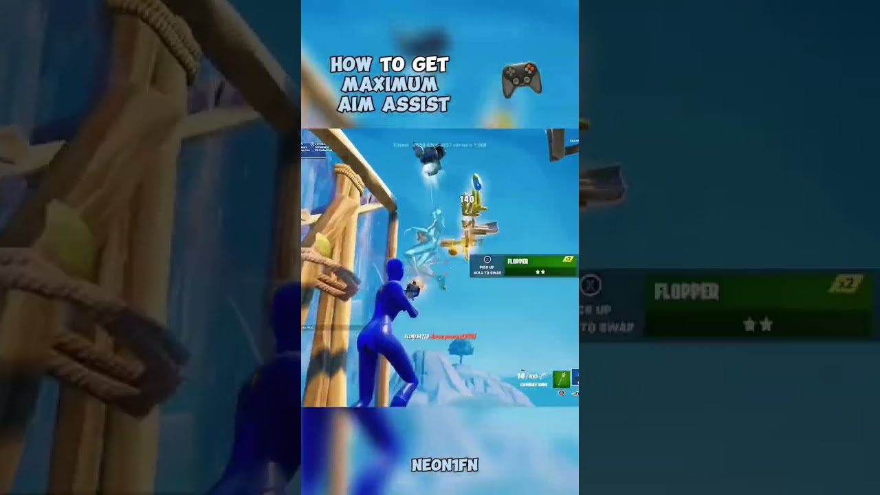 New Secret Aim Assist Settings Never Miss Fortnite Aimbot Aimbotsettings Fyp