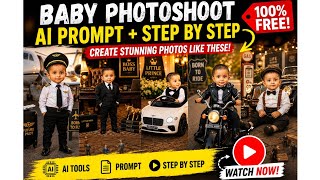 FREE AI Baby Photoshoot 😍 Prompts + Tutorial | Viral Baby Editing 🔥 Mobile Friendly 🚀 screenshot 5