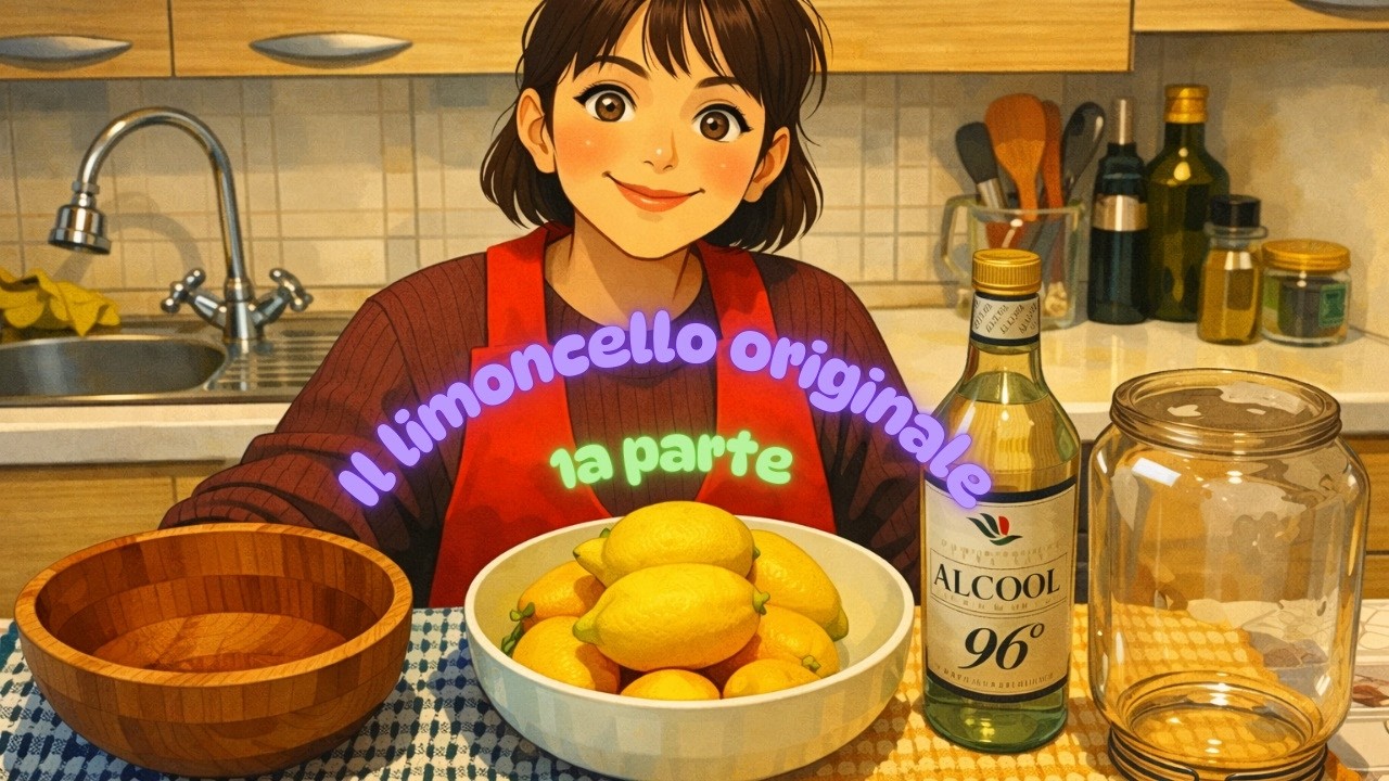 Dal Balcone alla Bottiglia 🍋 Limoncello Antico dei Nonni | Ricetta Originale Parte 1