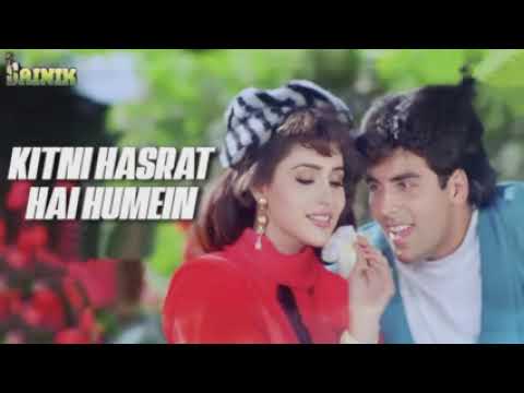 Kitni Hasrat Hai Humein ❤️ | Kumar Sanu \u0026 Sadhana Sargam | Sainik | Akshay Kumar