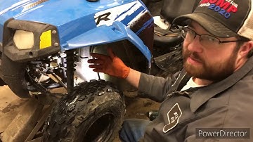How to fix locked up brakes on a Polaris Razor
