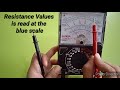 Parts of an Analog Multimeter and How to Use