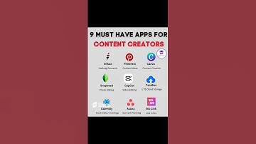 9 must have apps for content creators #shorts #app #content #creators #ytshorts