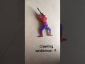 Crawling Spider Man #spiderman#actionfigures #superherotoys #shorts#toys #marvel#shortsfeed#ytshorts