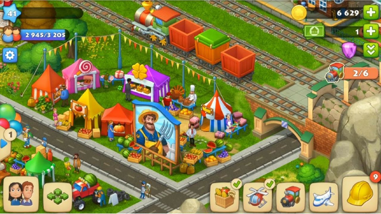 Игра township уровни