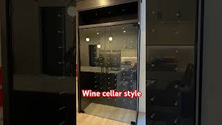 Wine cellar style.