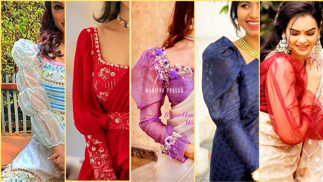 Latest Trending Full Sleeves Blouse Design | Long sleeves/baju/bahi ...