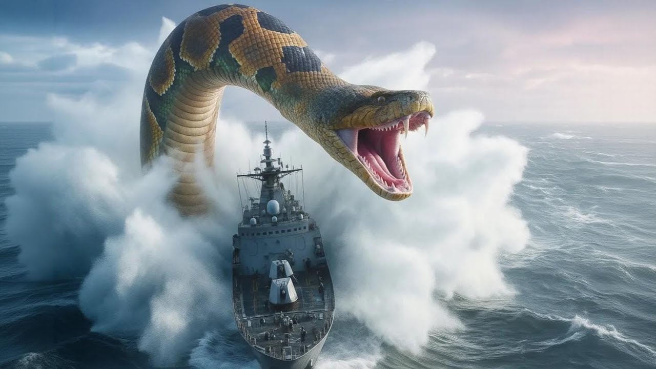 Giant Python Destroys Military Warship – Kingkong’s Unexpected Rescue