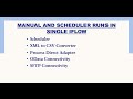 Manual and Scheduler Runs in Single iFlow