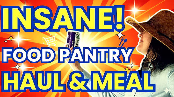 INSANE Food Pantry Haul 2025 - Frugal Living - Cheap Meals - Food Bank Haul - Frugal Living Tips