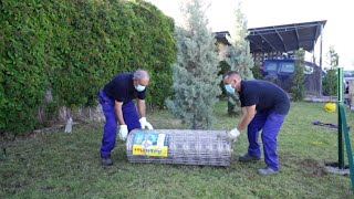 ¿Cómo instalar una malla resistente?