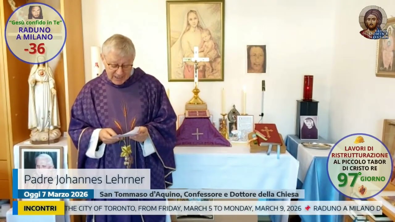 🇮🇹 🇩🇪 Omelia di don Johannes Lehrner 07 03 26