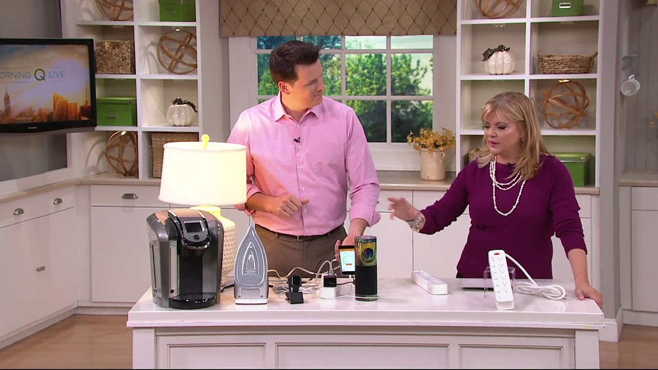 Digital Gadgets Smart WiFi Power Strip Alexa Enabled on QVC - YouTube