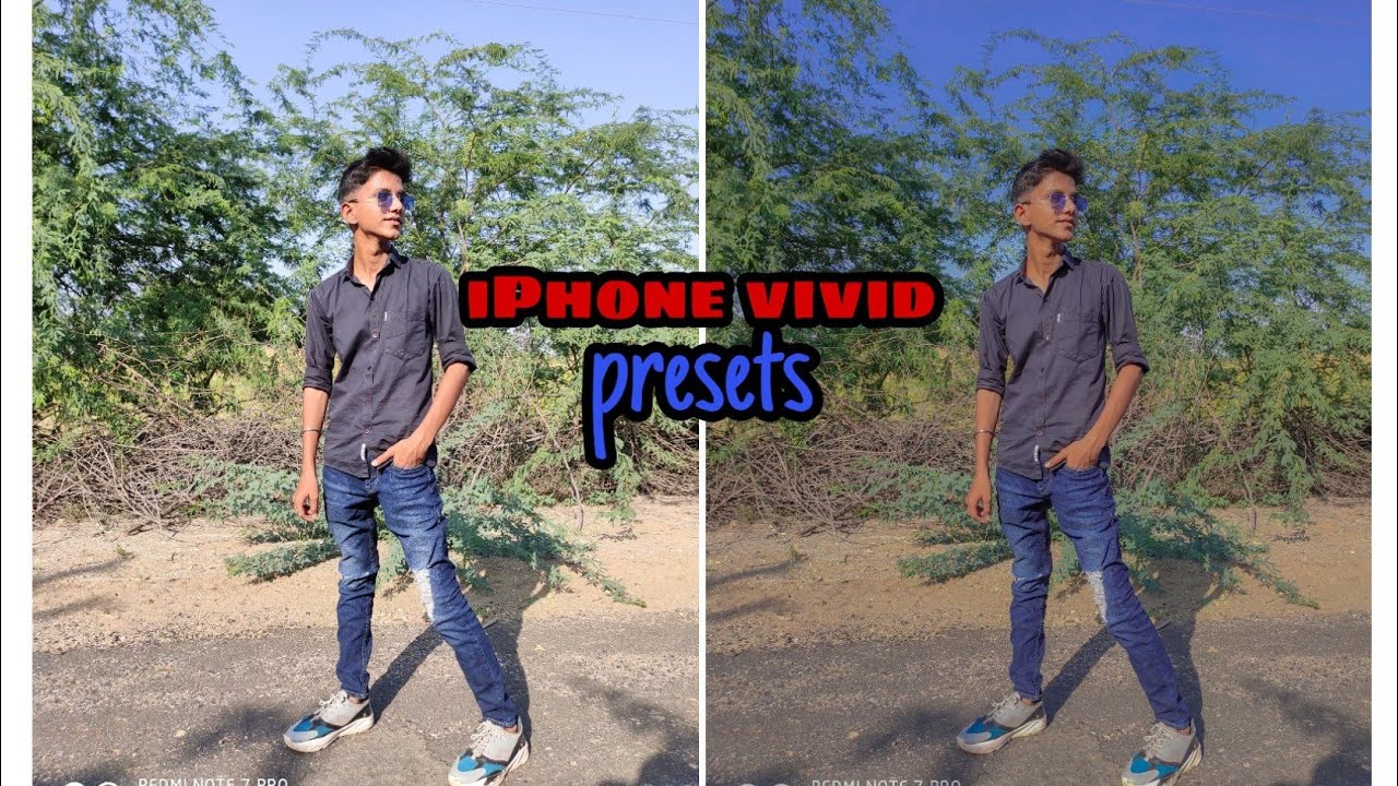 iPhone vivid filter preset for android YouTube