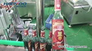 Fully Automatic Positioning Round Bottle Double Head Labeling Machine