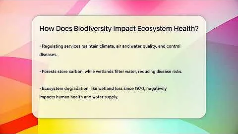 How Does Biodiversity Impact Ecosystem Health? - Ecosystem Essentials