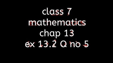 data handling || chap 13 || ex 13.2 || afaw sun series