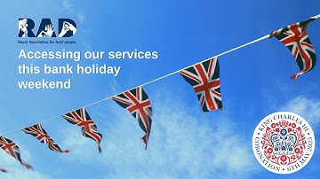 Accessing our services through the bank holiday weekend